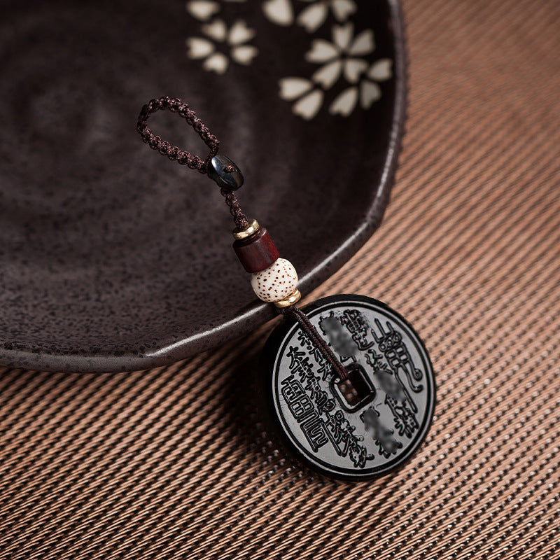 【守护平安-风水饰品】貔貅钥匙扣平安扣汽车挂件