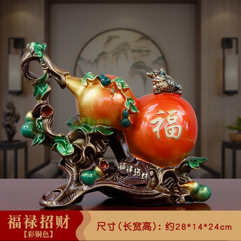 【提升财运-风水摆件】招财家居风水葫芦摆件