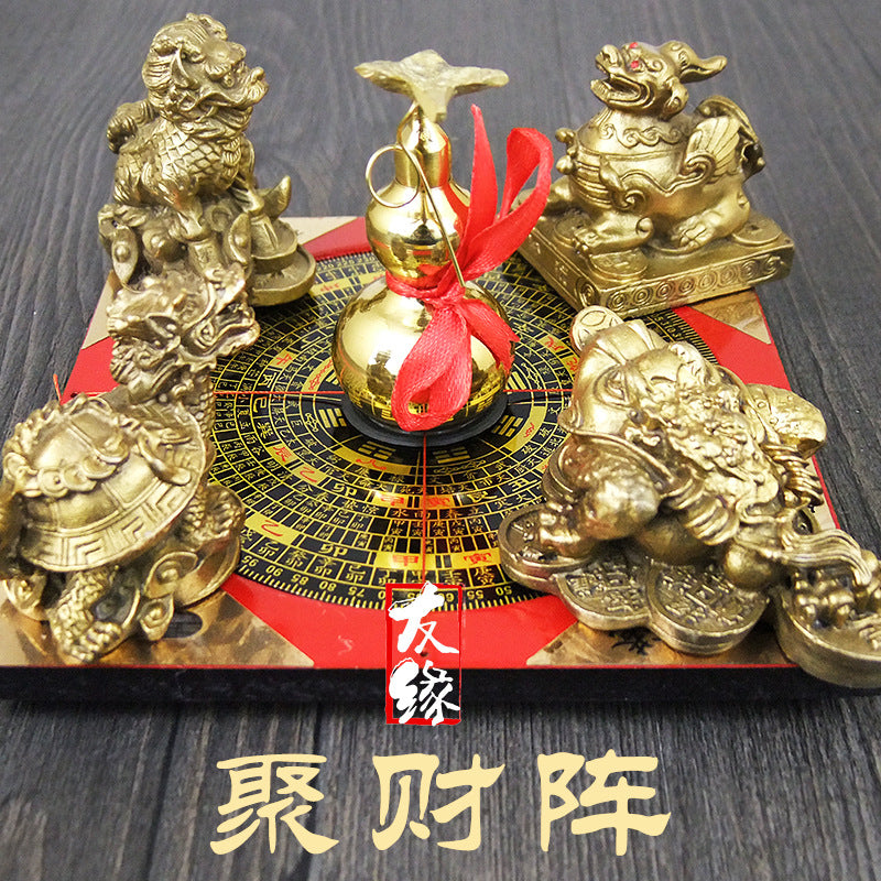 【提升财运-风水摆件】聚宝盆招财风水阵