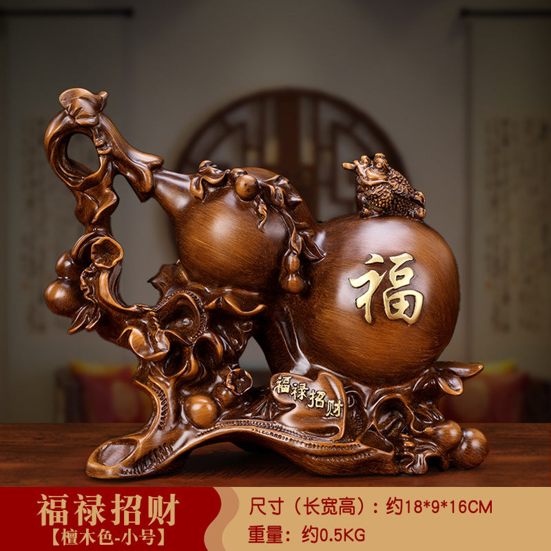【提升财运-风水摆件】招财家居风水葫芦摆件